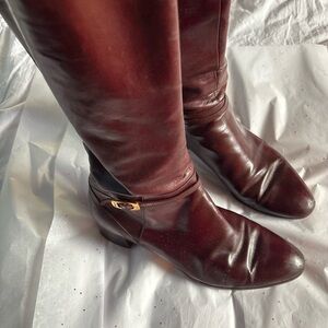 Salvatore Ferragamo Dark brown Leather Boots